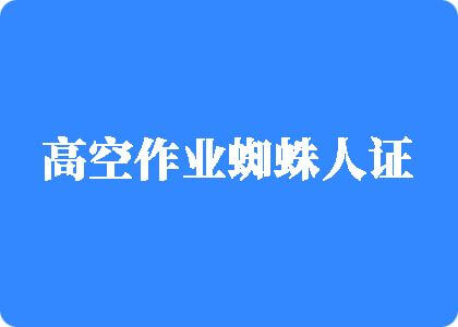 大鸡巴插小穴喷水视频免费高空作业蜘蛛人证